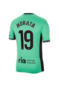 Atletico Madrid Alvaro Morata #19 Jalkapallovaatteet Kolmaspaita 2023-24 Lyhythihainen